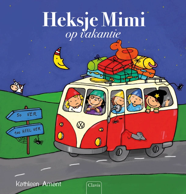 Heksje Mimi op vakantie – Kathleen Amant – boek cover