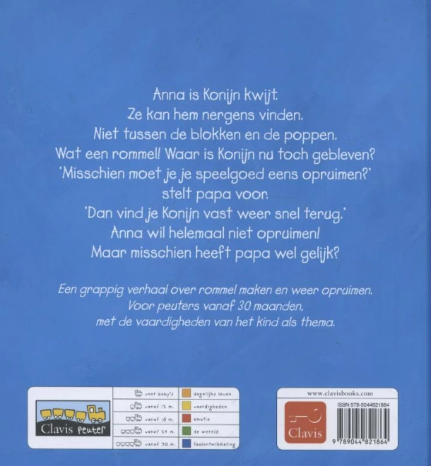 Anna ruimt op – Kathleen Amant – boek cover