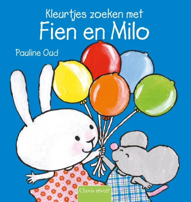 Kleurtjes zoeken met Fien en Milo – Pauline Oud – boek cover