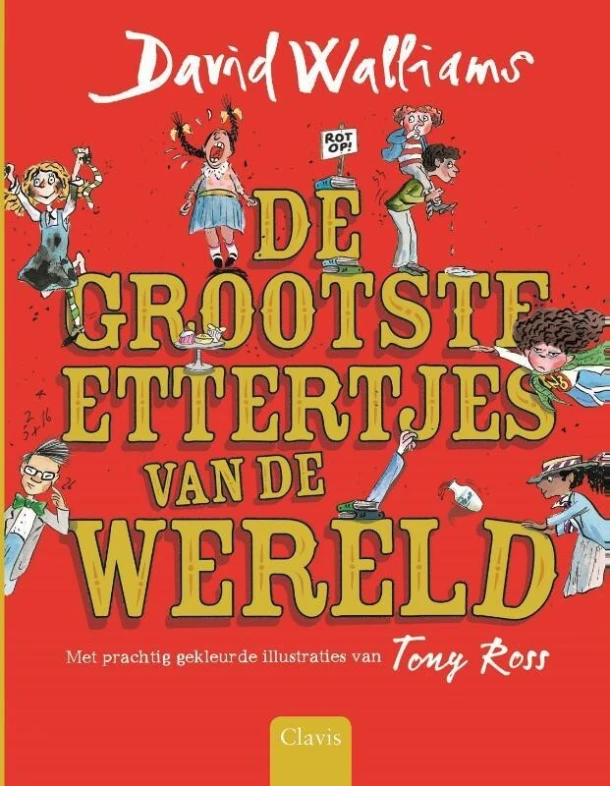 De grootste ettertjes van de wereld – David Walliams – boek cover