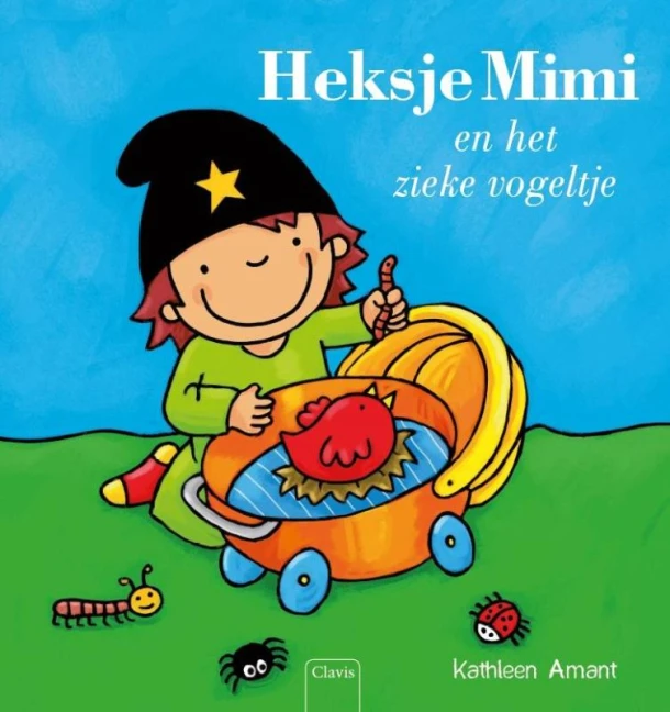 Heksje Mimi en het zieke vogeltje – Kathleen Amant – boek cover
