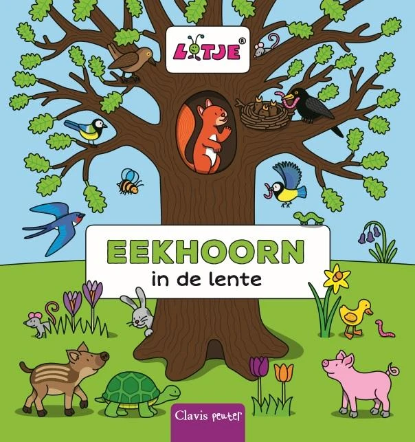 Eekhoorn in de lente – Lotje – boek cover