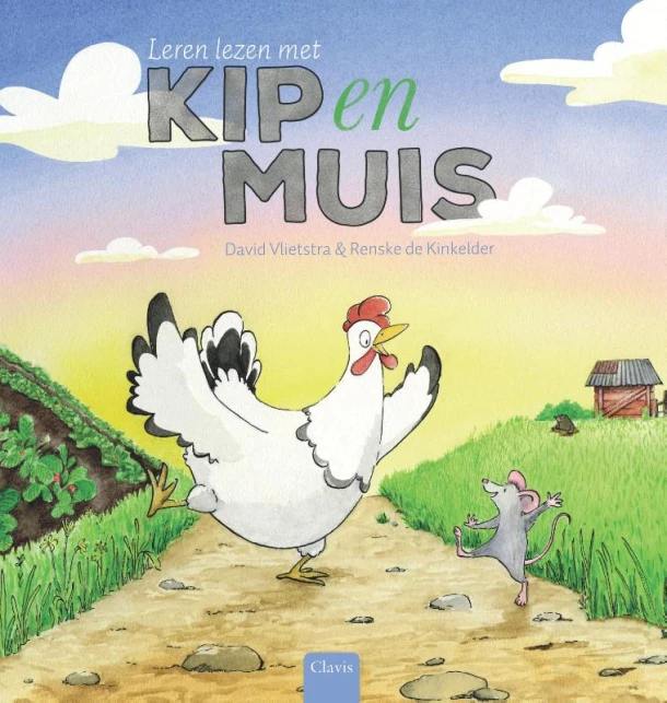 Leren lezen met Kip en Muis – David Vlietstra – boek cover