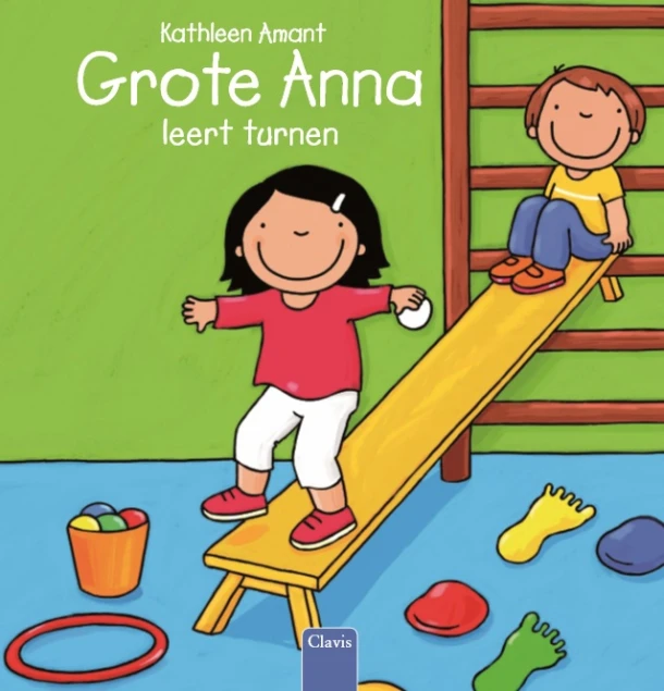 Grote Anna leert turnen – Kathleen Amant – boek cover