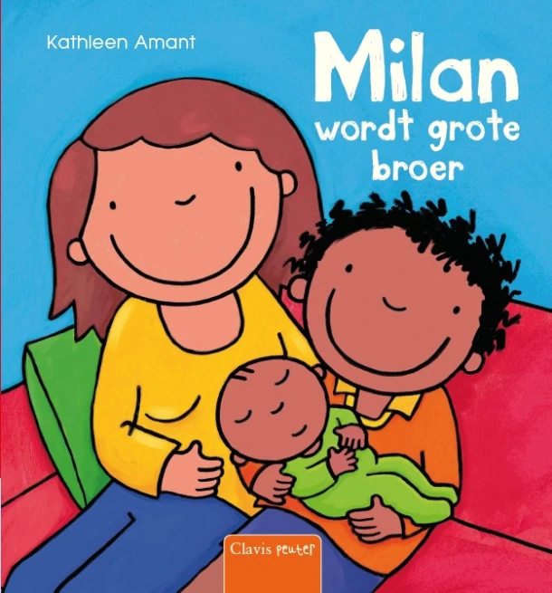 Milan wordt grote broer – Kathleen Amant – boek cover