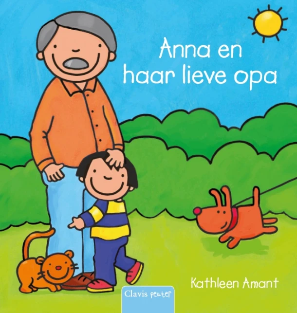 Anna en haar lieve opa – Kathleen Amant – boek cover