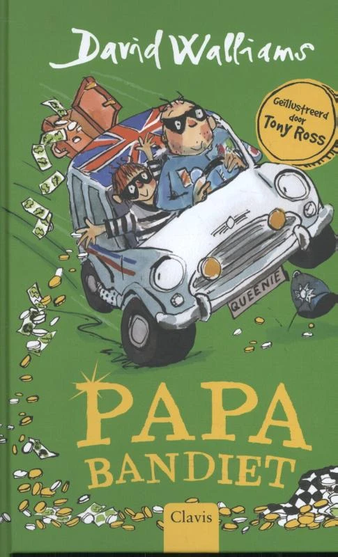Papa bandiet – David Walliams – boek cover