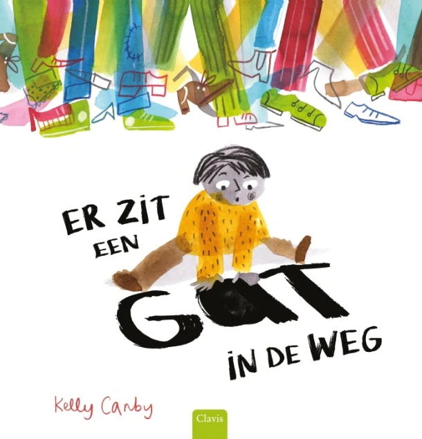 Er zit een gat in de weg – Kelly Canby – boek cover
