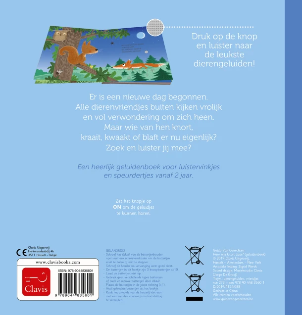 Hoor wie knort daar? – boek cover