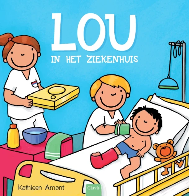 Lou in het ziekenhuis – Kathleen Amant – boek cover