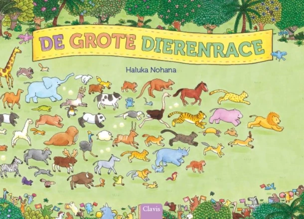 De grote dierenrace – Haluka Nohana – boek cover