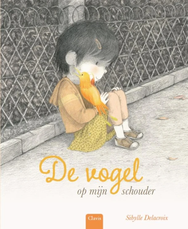 De vogel op mijn schouder – Sibylle Delacroix – boek cover