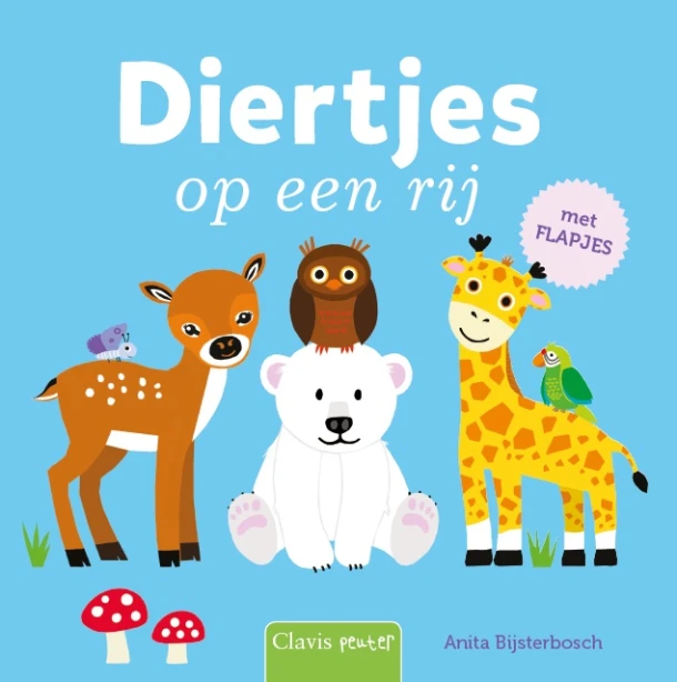 Diertjes op een rij – Anita Bijsterbosch – boek cover