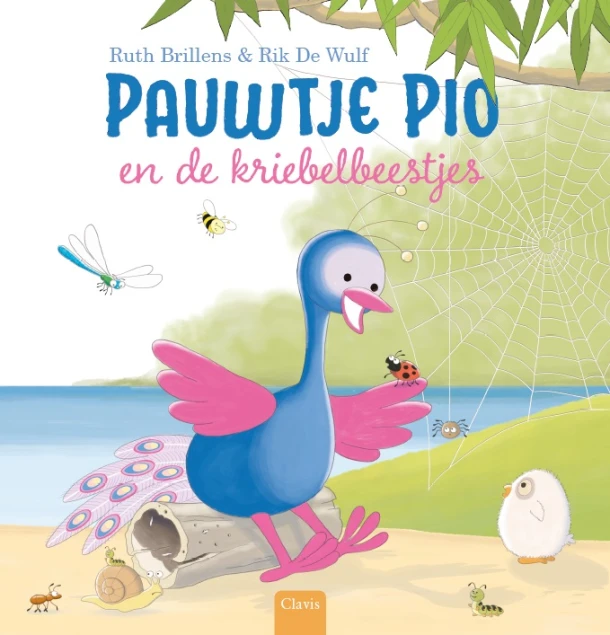 Pauwtje Pio en de kriebelbeestjes – Ruth Brillens – boek cover