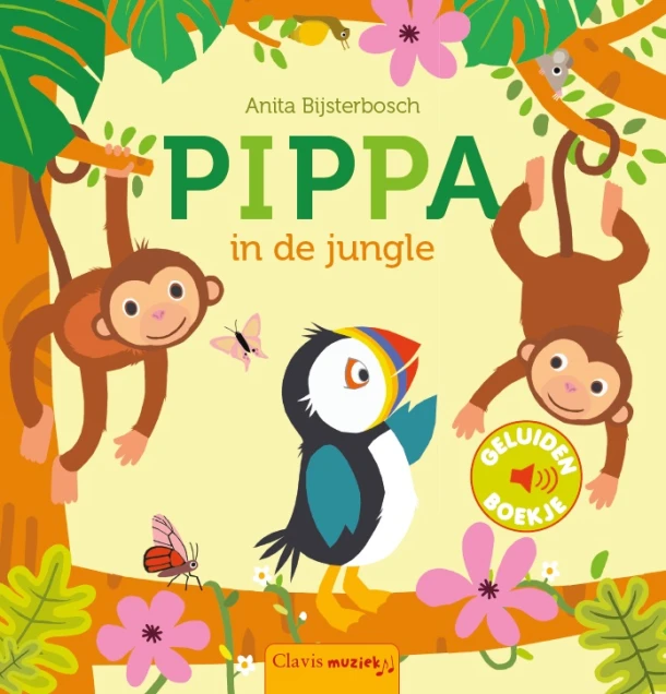 Pippa in de jungle – Anita Bijsterbosch – boek cover