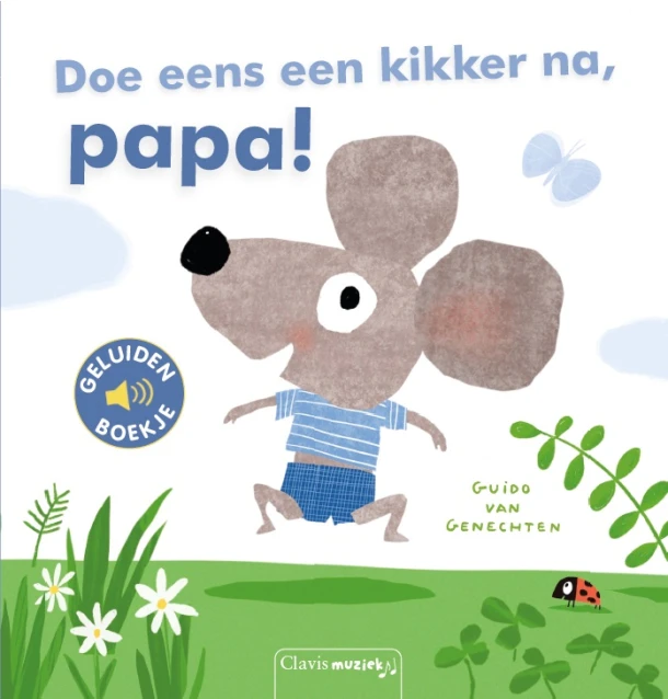 Doe eens een kikker na, papa! – boek cover