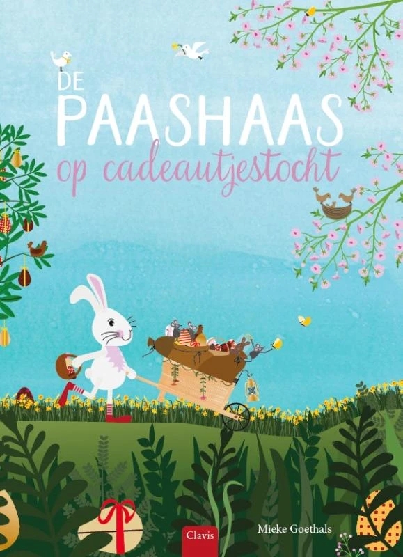 De paashaas op cadeautjestocht – Mieke Goethals – boek cover