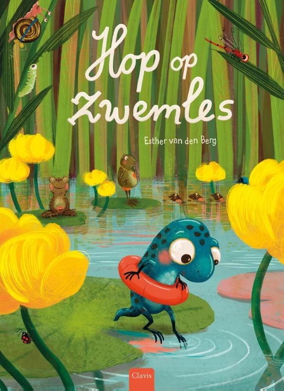 Hop op zwemles – Esther van den Berg – boek cover