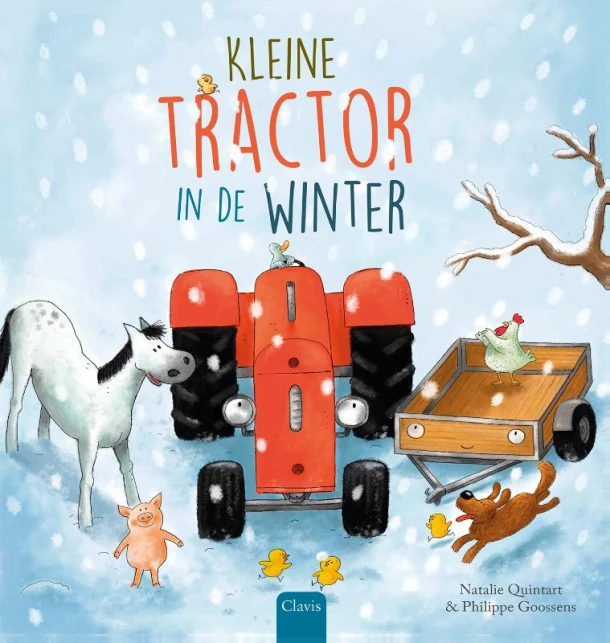 Kleine Tractor in de winter – Natalie Quintart – boek cover