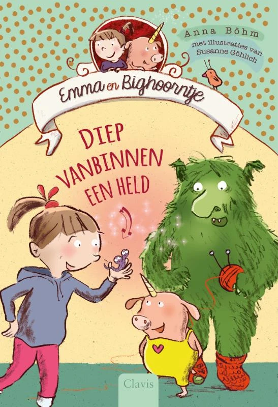 Diep vanbinnen een held – Anna Böhm – boek cover
