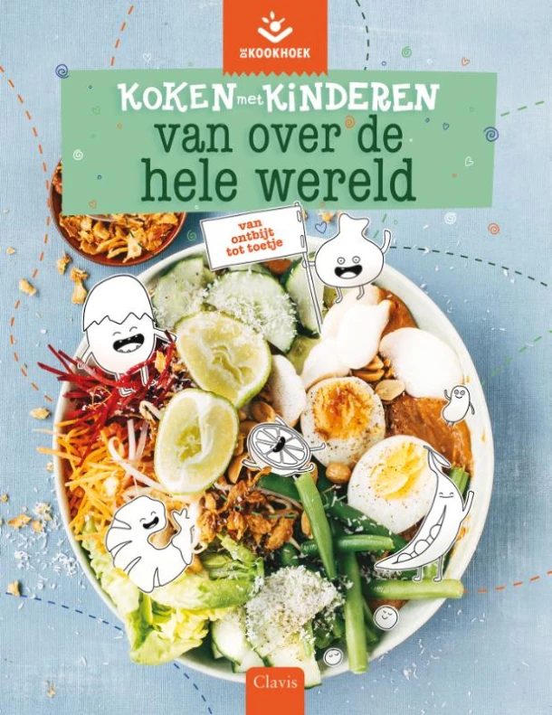 Van over de hele wereld – De Kookhoek – boek cover