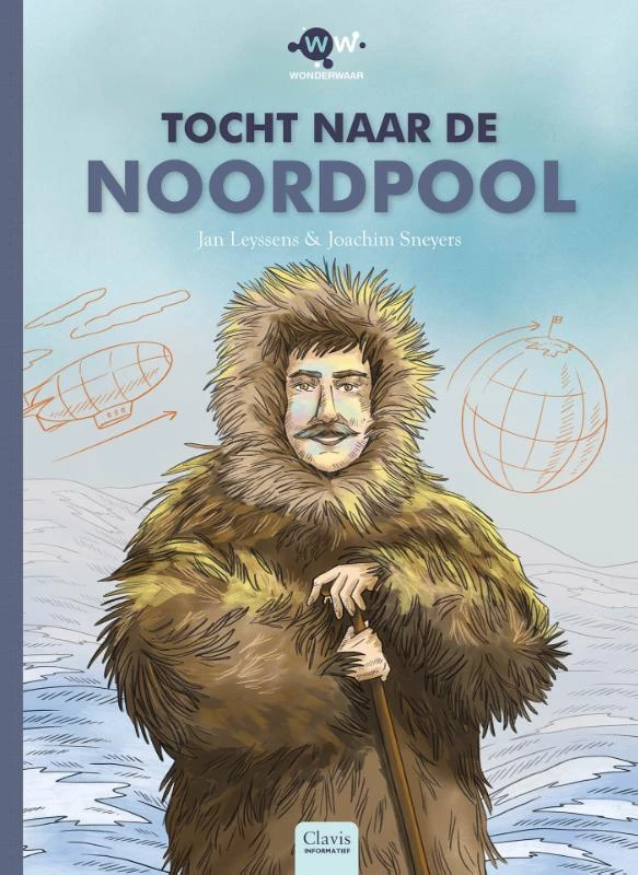 Tocht naar de Noordpool – Jan Leyssens – boek cover
