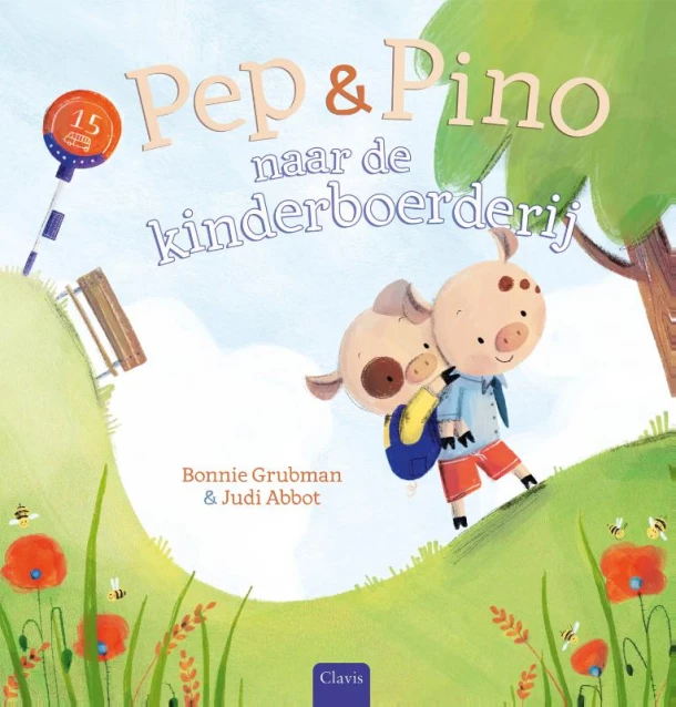 Pep en Pino naar de kinderboerderij – Bonnie Grubman – boek cover
