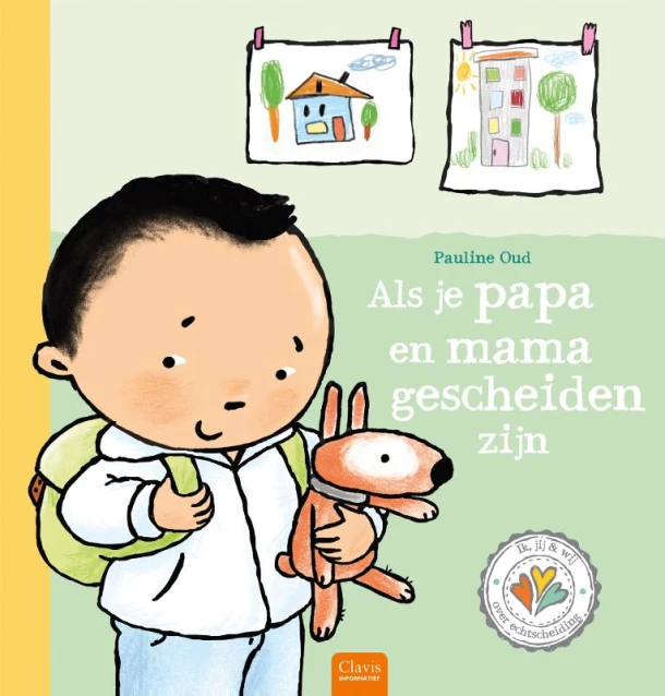 Als je papa en mama gescheiden zijn – Pauline Oud – boek cover