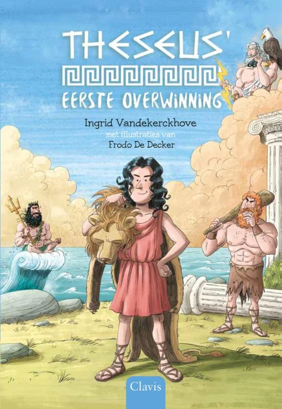 Theseus' eerste overwinning – Ingrid Vandekerckhove – boek cover