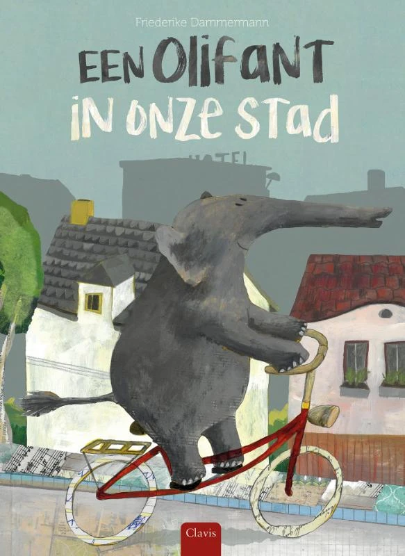 Een olifant in onze stad – Friederike Dammermann – boek cover