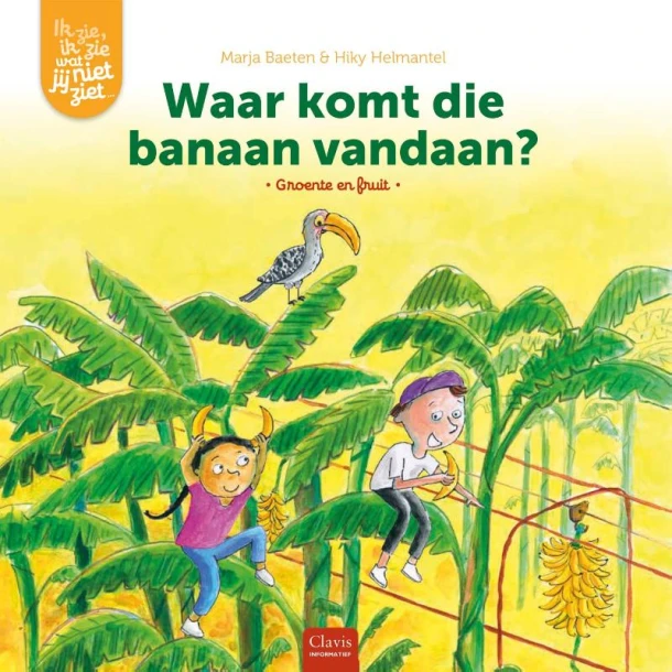 Waar komt die banaan vandaan? – Marja Baeten – boek cover