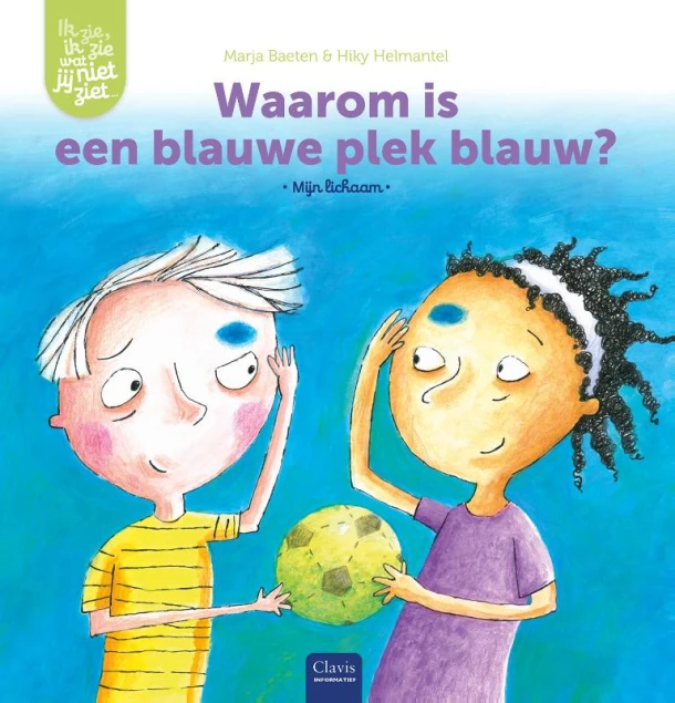 Waarom is een blauwe plek blauw? – Marja Baeten – boek cover