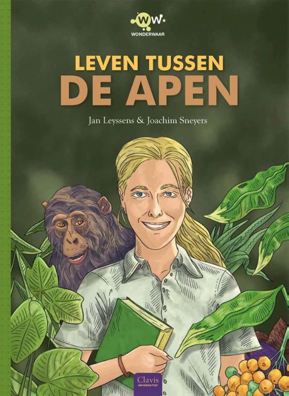 Leven tussen de apen – Jan Leyssens – boek cover