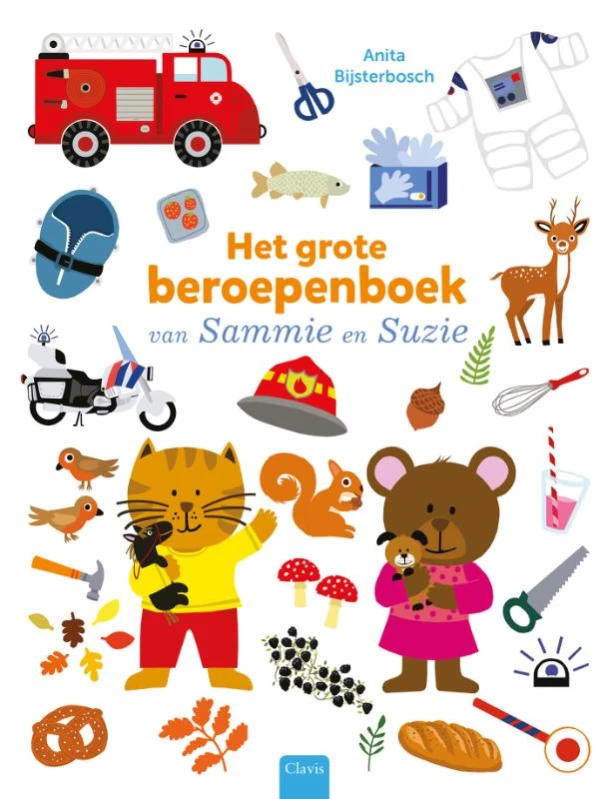 Het grote beroepenboek van Sammie en Suzie – Anita Bijsterbosch – boek cover