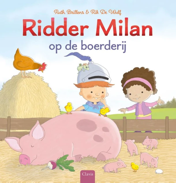 Ridder Milan op de boerderij – Ruth Brillens – boek cover