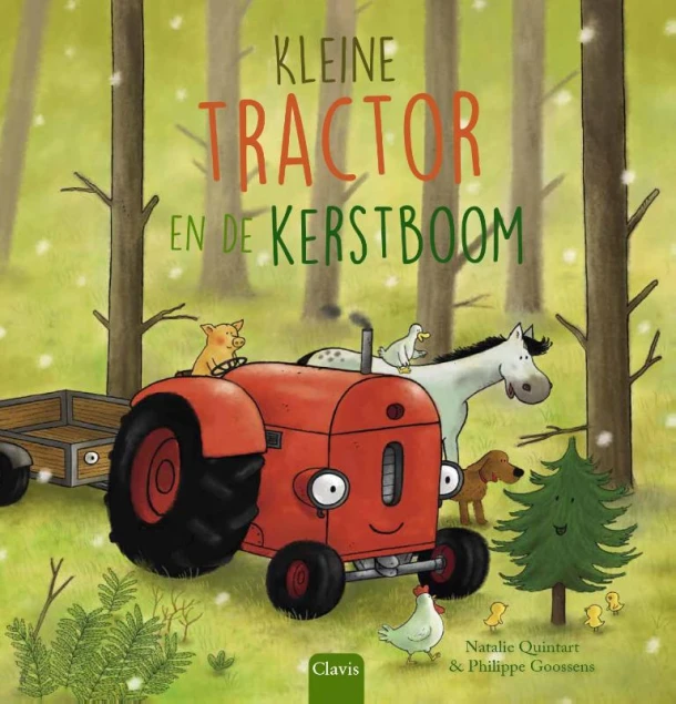 Kleine Tractor en de kerstboom – Natalie Quintart – boek cover