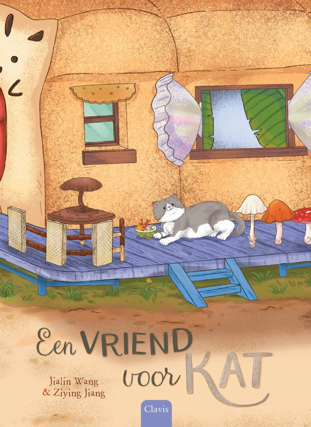 Een vriend voor Kat – Jialin Wang – boek cover