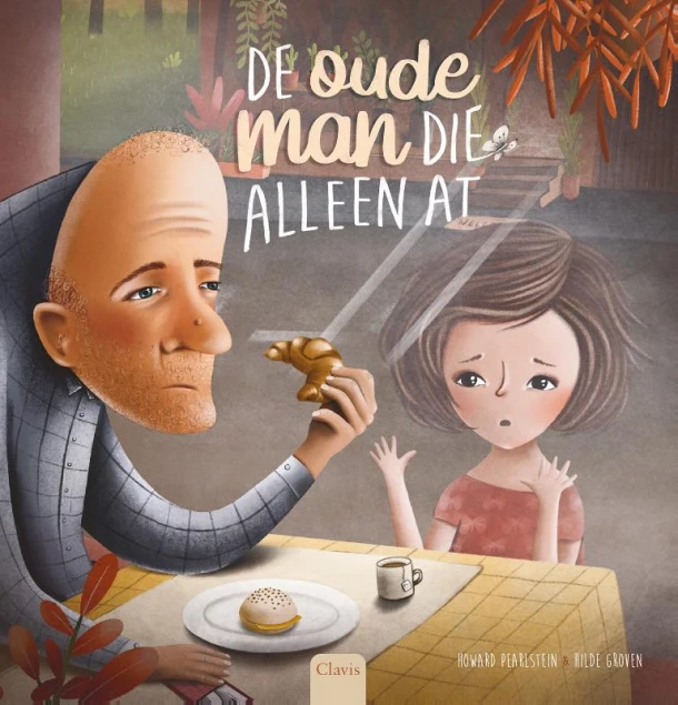De oude man die alleen at – Howard Pearlstein – boek cover