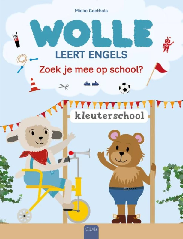 Zoek je mee op school? – Mieke Goethals – boek cover