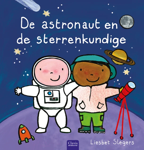 De astronaut en de sterrenkundige – Liesbet Slegers – boek cover