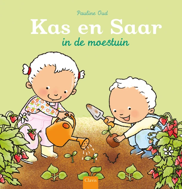 Kas en Saar in de moestuin – Pauline Oud – boek cover
