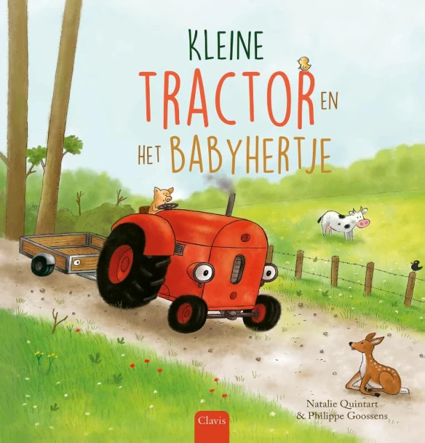 Kleine Tractor en het babyhertje – Natalie Quintart – boek cover