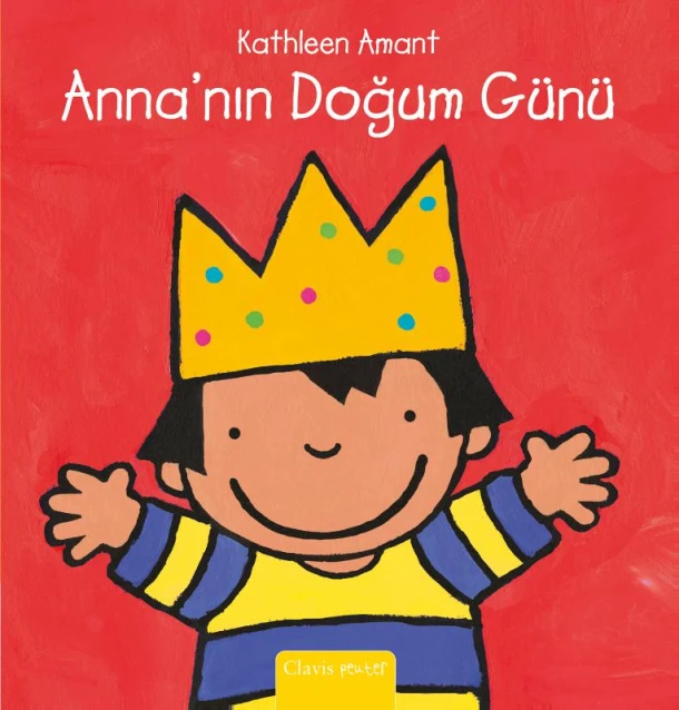 Anna is jarig (POD Turkse editie) – Kathleen Amant – boek cover