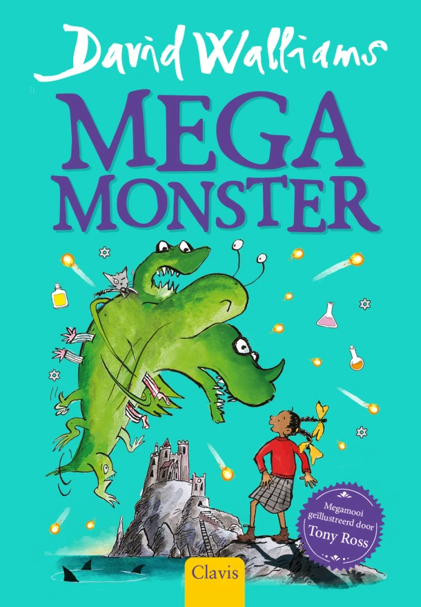 Megamonster – David Walliams – boek cover