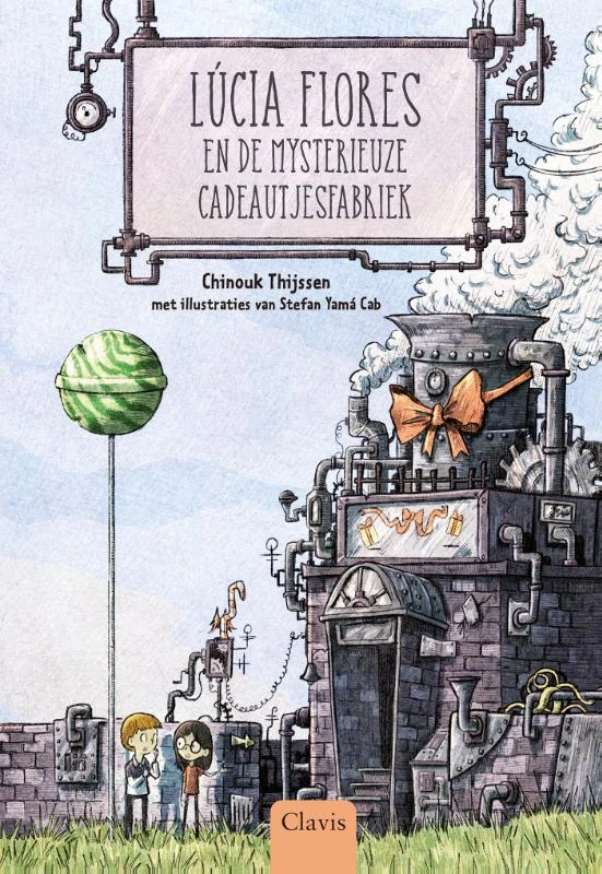 Lúcia Flores en de mysterieuze cadeautjesfabriek – Chinouk Thijssen – boek cover