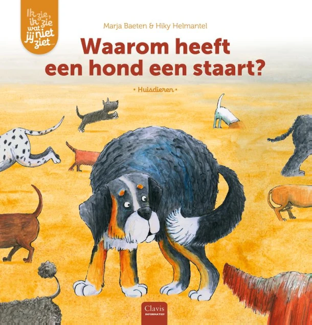 Waarom heeft een hond een staart? – Marja Baeten – boek cover