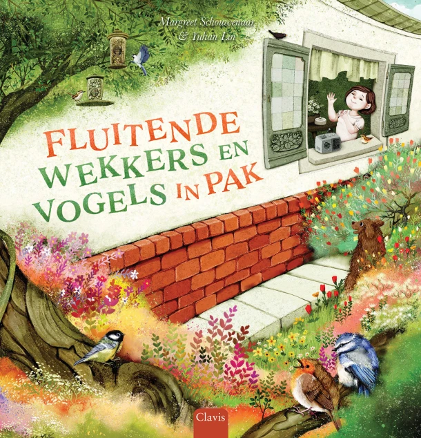 Fluitende wekkers en vogels in pak – Margreet Schouwenaar – boek cover