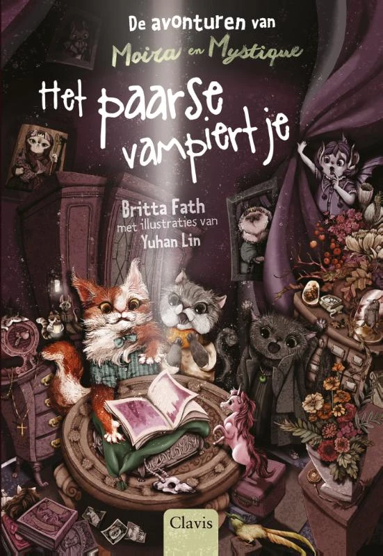 Het paarse vampiertje – Britta Fath – boek cover