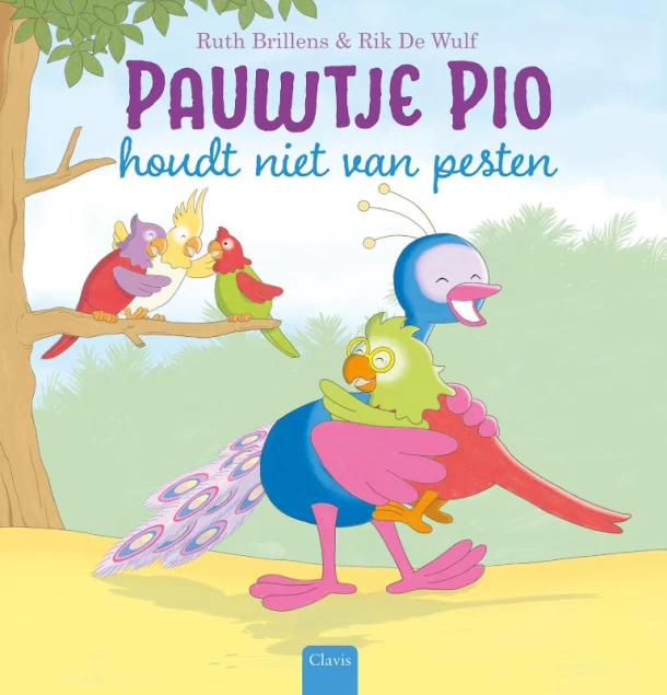 Pauwtje Pio houdt niet van pesten – Ruth Brillens – boek cover