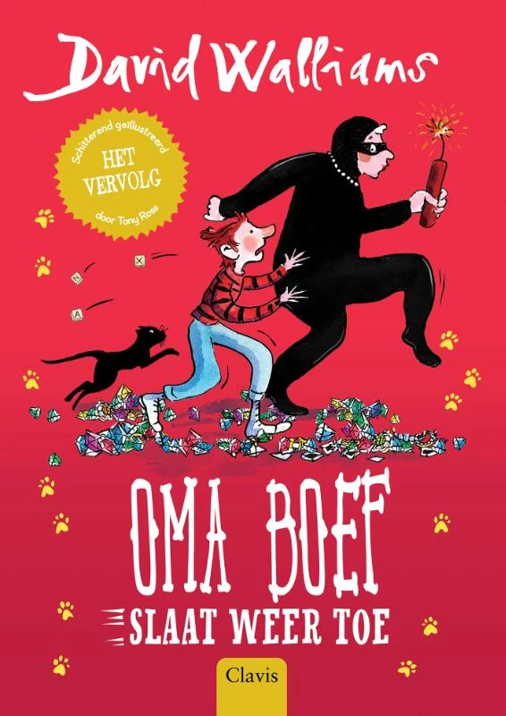 Oma boef slaat weer toe – David Walliams – boek cover